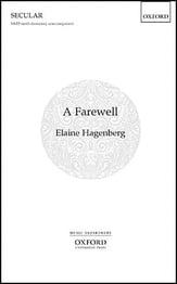 A Farewell SATB choral sheet music cover